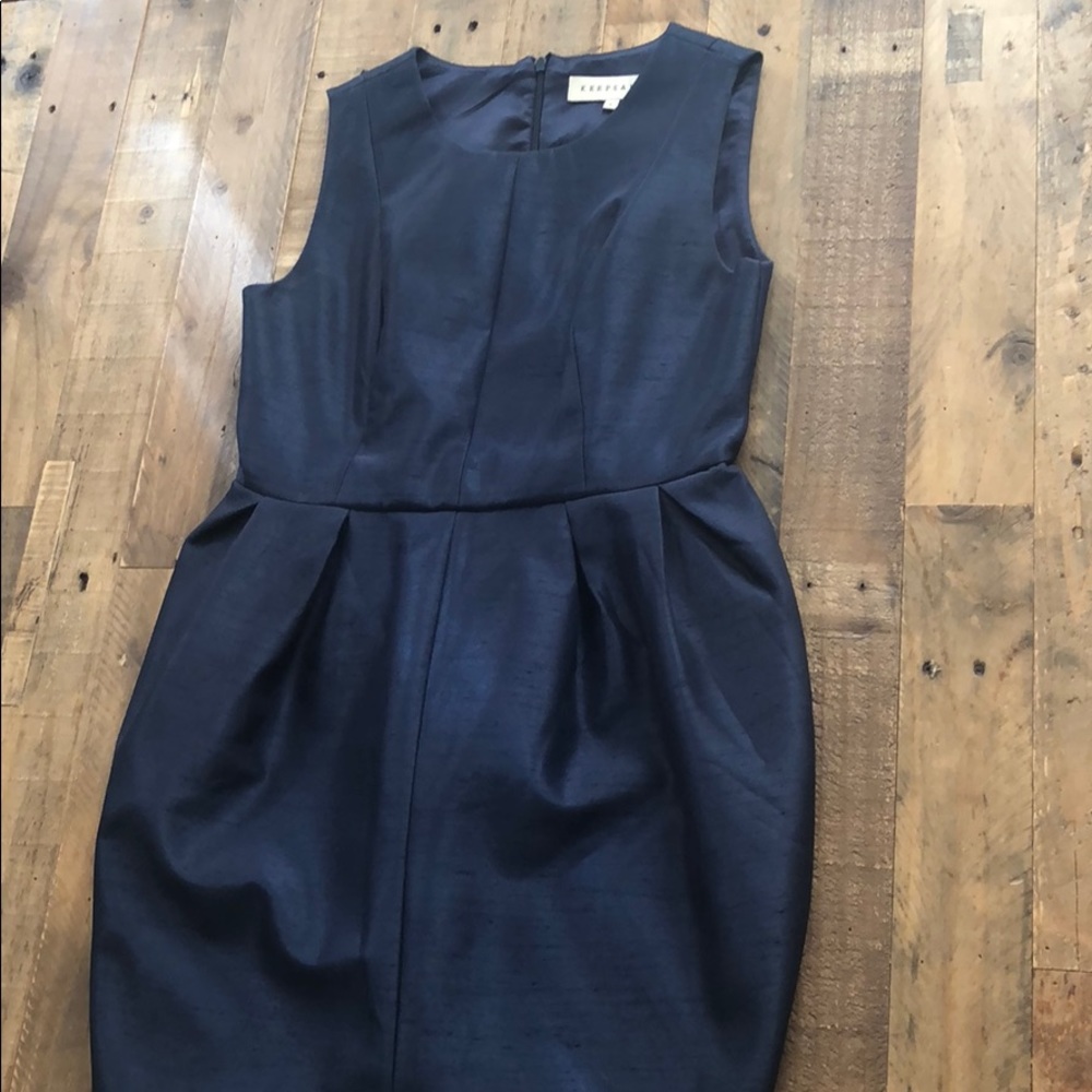 Navy Sleeveless Dress
